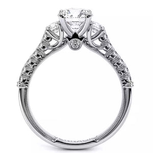 Verragio Three Stone Diamond Engagement Ring