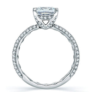 A.Jaffe Micro Pave Diamond Engagement Ring