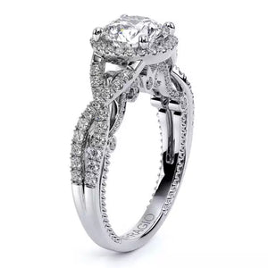 Verragio Twist Shank Diamond Engagement Ring
