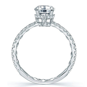 A.Jaffe Pave Diamond Engagement Ring