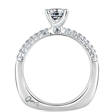 A.Jaffe Pave Diamond Engagement Ring
