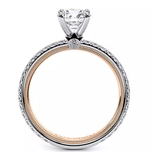 Verragio Two-Tone Pave Diamond Engagement Ring