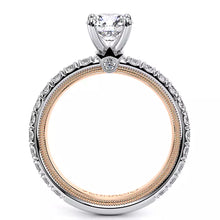 Verragio Two-Tone Pave Diamond Engagement Ring