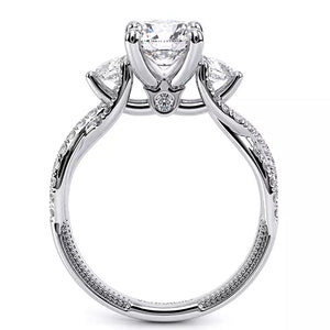 Verragio Three Stone Diamond Engagement Ring