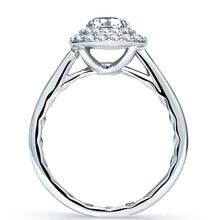 A.Jaffe Double Halo Diamond Engagement Ring