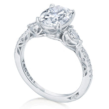 Tacori Three Stone Diamond Engagement Ring
