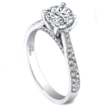 Jeff Cooper Double Row Diamond Engagement ring