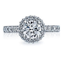 Tacori Double Row Halo Diamond Engagement Ring