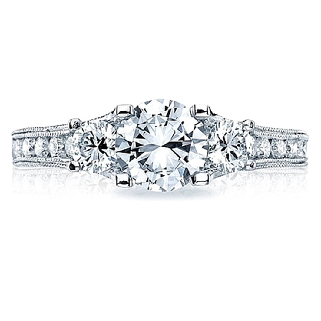 Tacori Three Stone Diamond Engagement Ring