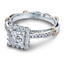 Verragio Halo Pave Diamond Engagement Ring