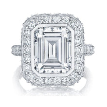 Tacori RoyalT Emerald Cut Diamond Engagement Ring