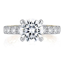 A.Jaffe Pave Diamond Engagement Ring