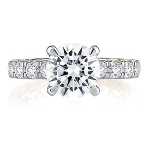 A.Jaffe Pave Diamond Engagement Ring