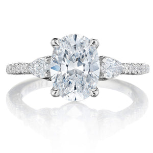 Tacori Three Stone Diamond Engagement Ring