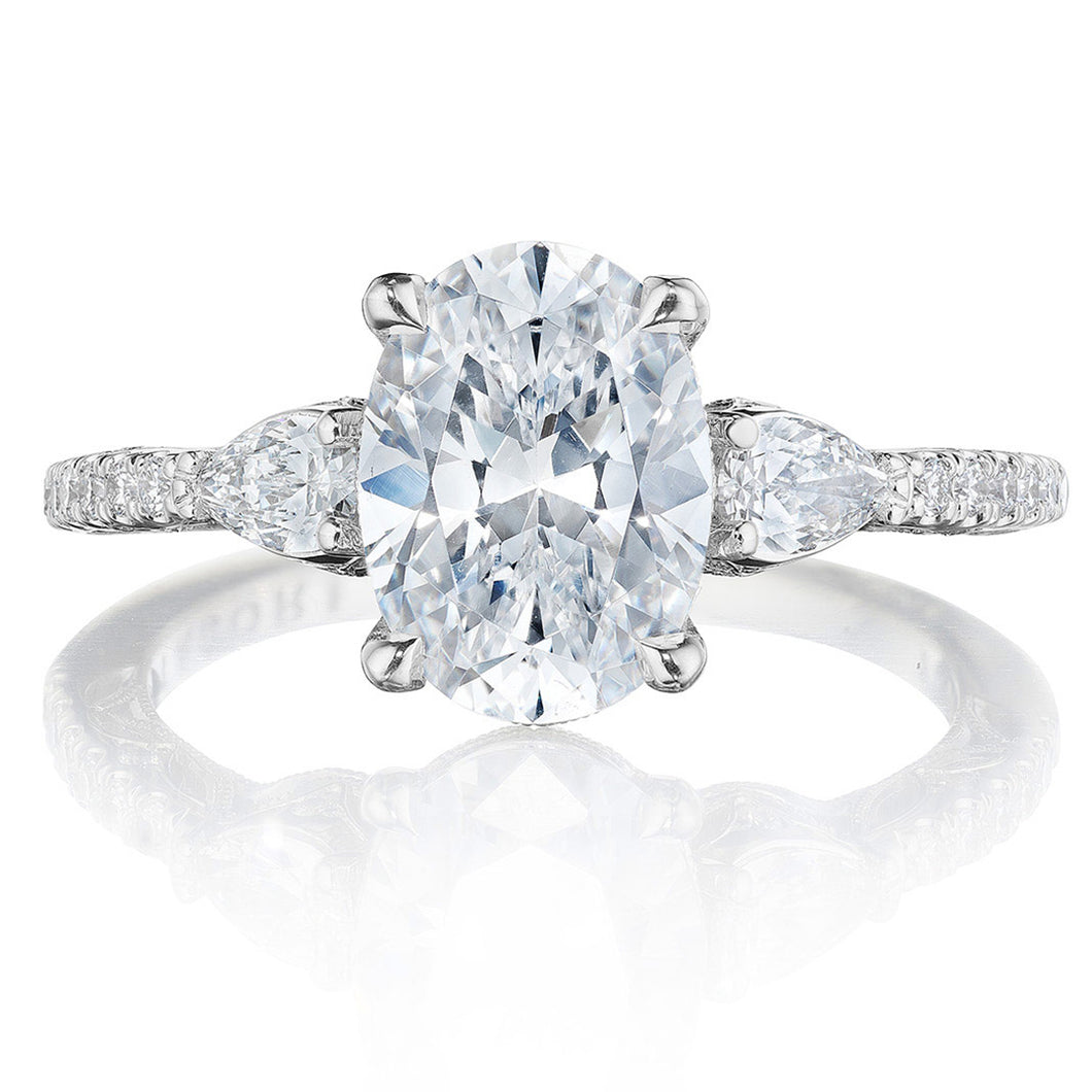 Tacori Three Stone Diamond Engagement Ring