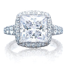 Tacori RoyalT Princess Cut Diamond Engagement Ring w/ Bloom