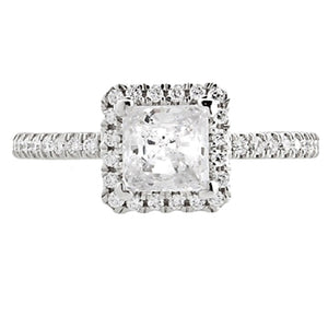 Verragio Pave Halo Diamond Engagement Ring