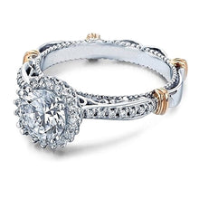 Verragio Halo Pave Diamond Engagement Ring