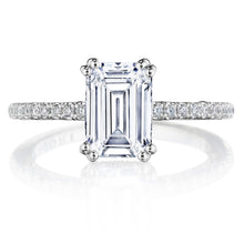Tacori Solitaire Pave Diamond Engagement Ring