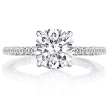 Tacori Solitaire Pave Diamond Engagement Ring
