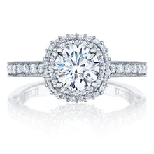 Tacori Cushion Halo Diamond Engagement Ring