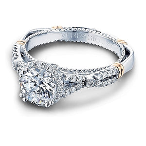 Verragio Halo Twist Engagement Ring