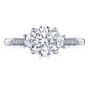 Tacori Three Stone Diamond Engagement Ring