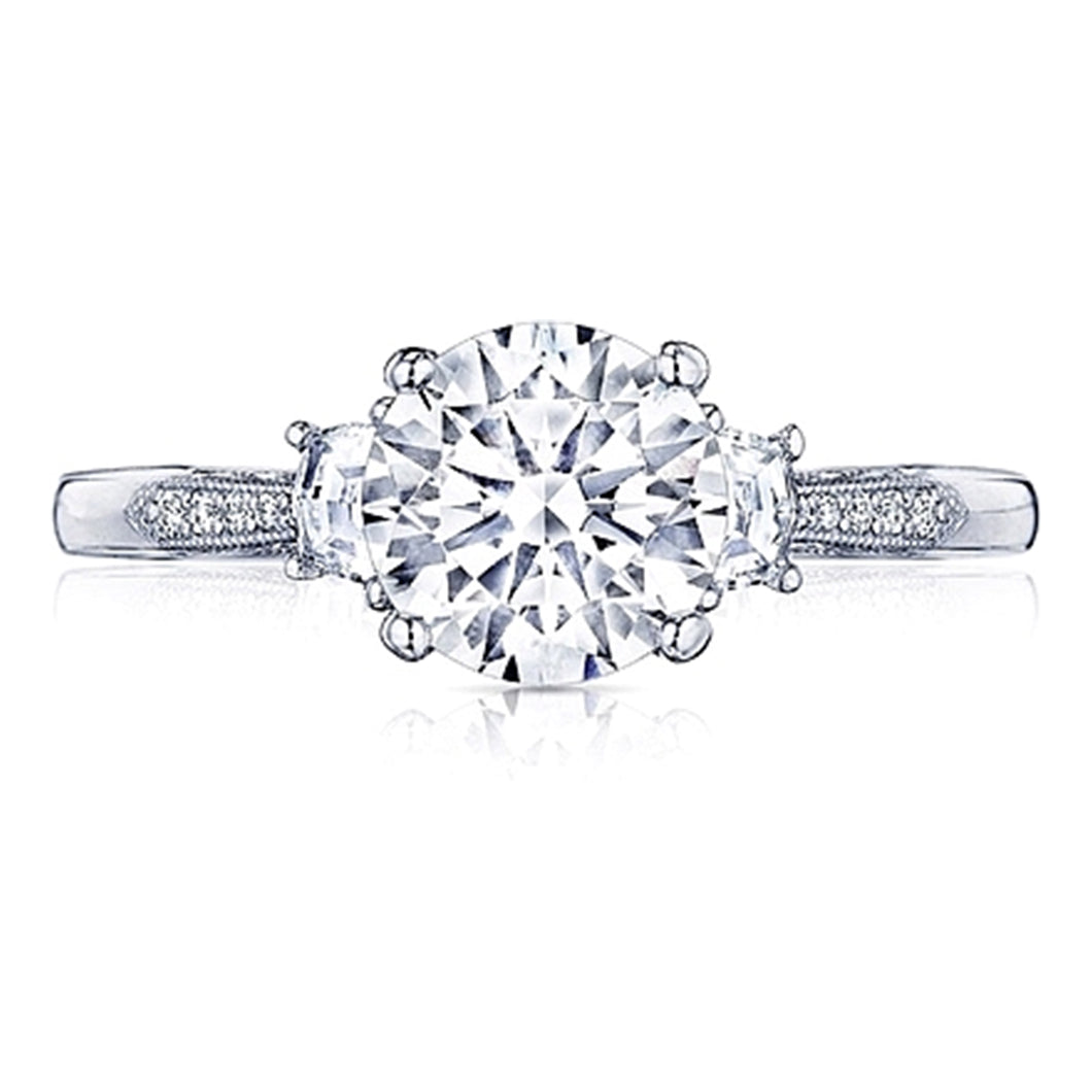 Tacori Three Stone Diamond Engagement Ring