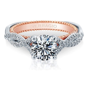 Verragio Pave Twist Diamond Engagement Ring