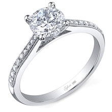 Sylvie Pave Diamond Engagement Ring