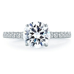 A.Jaffe Pave Diamond Engagement Ring