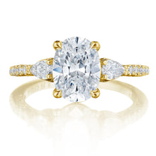 Tacori Three Stone Diamond Engagement Ring