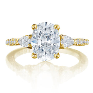 Tacori Three Stone Diamond Engagement Ring