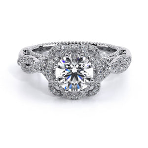 Verragio Halo Twist Engagement Ring