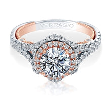 Verragio Split Shank Halo Diamond Engagement Ring