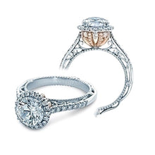 Verragio Halo Pave Diamond Engagement Ring