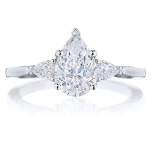 Tacori Three Stone Diamond Engagement Ring