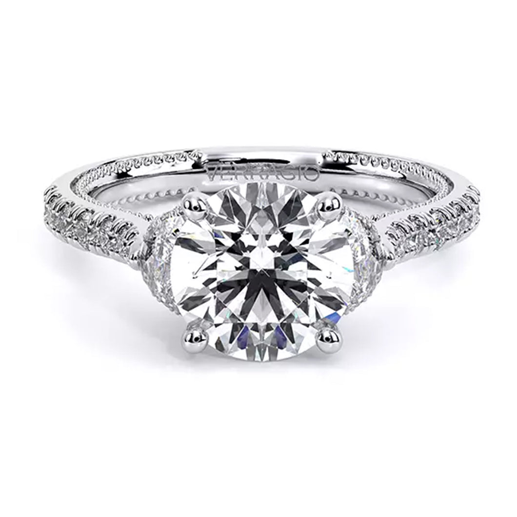 Verragio Three Stone Diamond Engagement Ring
