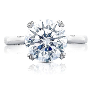 Tacori RoyalT Solitaire Setting with Diamond Accents