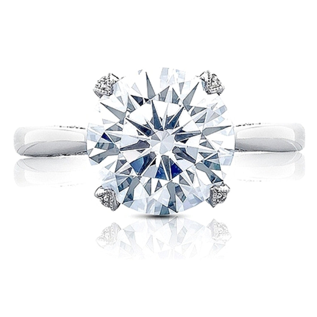 Tacori RoyalT Solitaire Setting with Diamond Accents