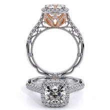 Verragio Halo Pave Diamond Engagement Ring