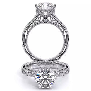 Verragio Halo Pave Diamond Engagement Ring