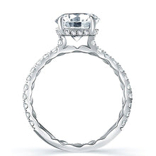 A.Jaffe Pave Diamond Engagement Ring