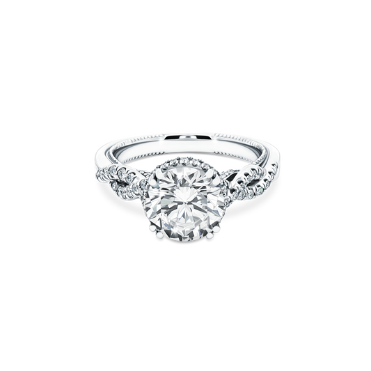 Verragio Round Halo Diamond Engagement Ring — photo 1 of 3