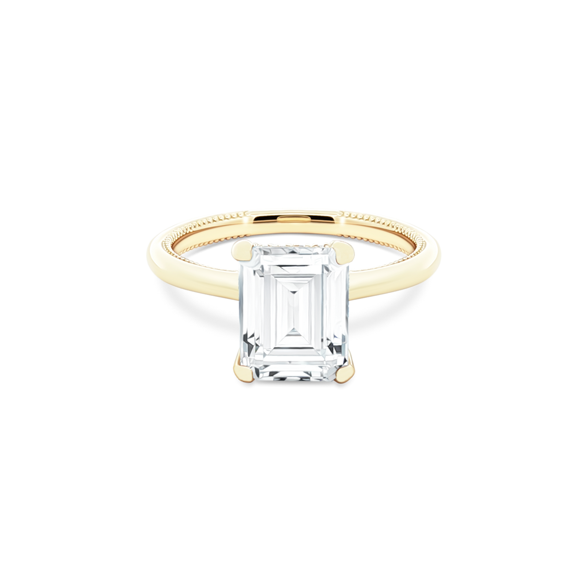 Verragio Emerald Solitaire Diamond Engagement Ring — photo 1 of 3
