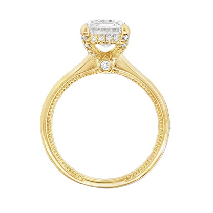 Verragio Emerald Solitaire Diamond Engagement Ring — photo 3 of 3