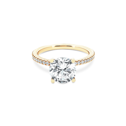 Verragio Round Diamond Pave Engagement Ring — photo 1 of 3