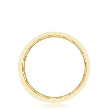 Tacori Set Diamond in High Polish Finish Mens Wedding Band - 6mm