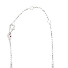 18k white gold circle necklace from Roberto Coin's Siena collection...