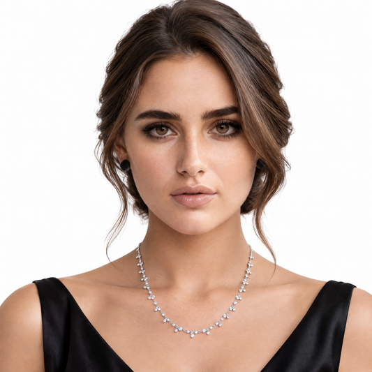 8.25ct Platinum Diamond Necklace